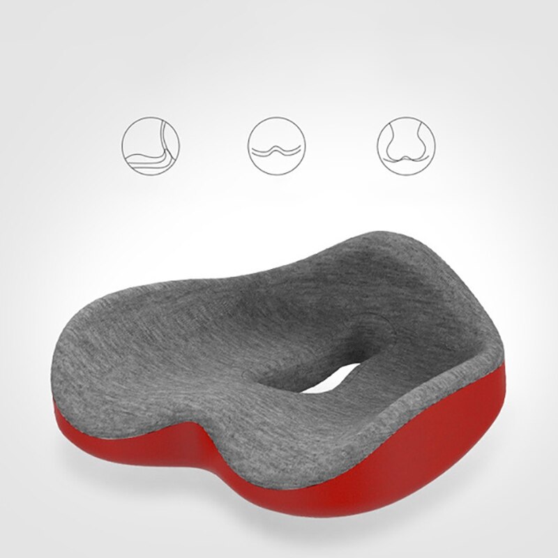 Stoel Kussen Comfort Memory Foam Seat Orthopedisch Kussen Voor Onderrug Stuitje En Ischias Pijn