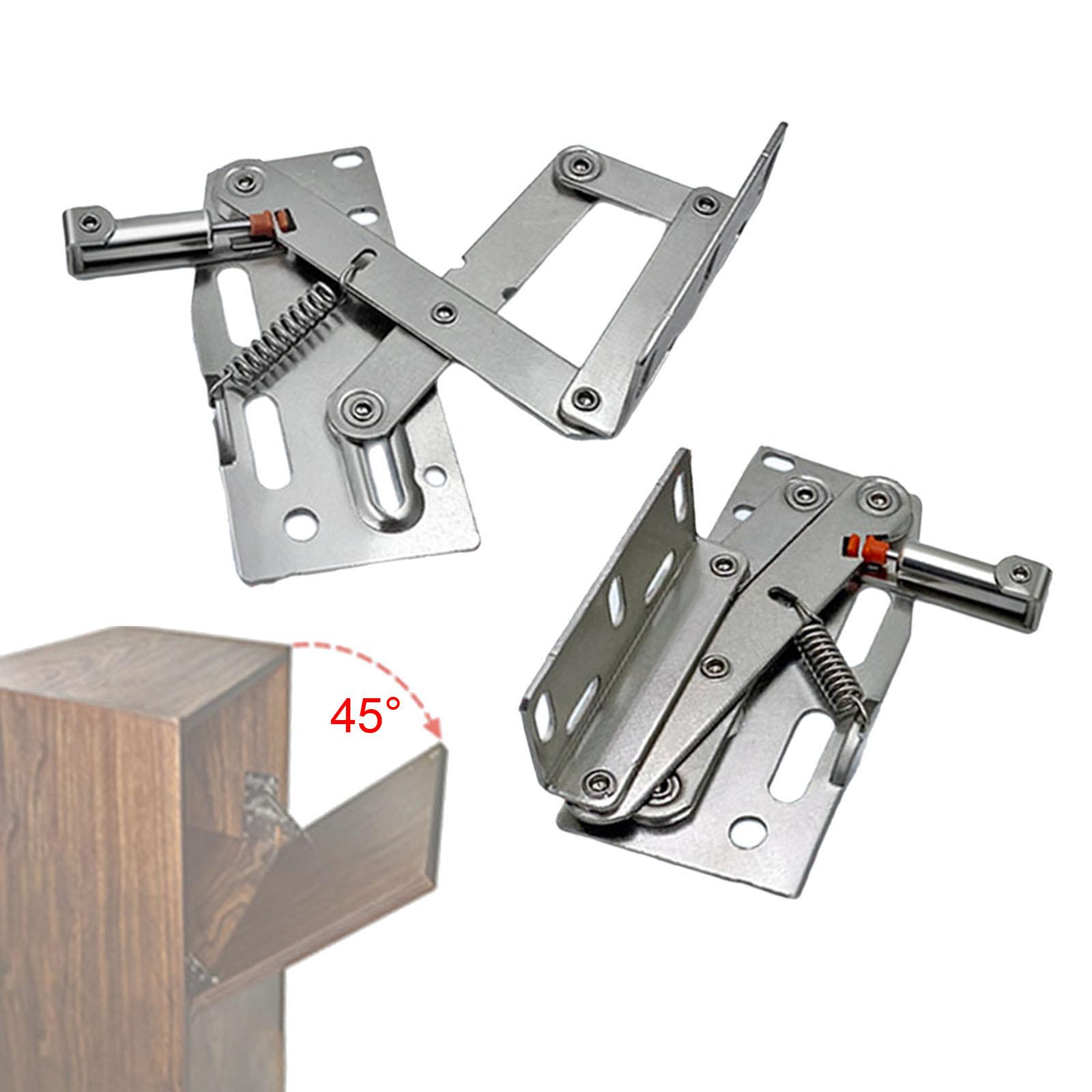 Bisagras de bandeja con punta de 2 piezas, piezas de repuesto prácticas y resistentes para optimización del espacio, bisagra de amortiguación de tijera para puertas de armarios de cocina