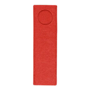 stylo étui couleur bonbon circulaire ouverture stylo plume sacs pour enfants fournitures scolaires rétro crayon bureau papeterie: Rouge