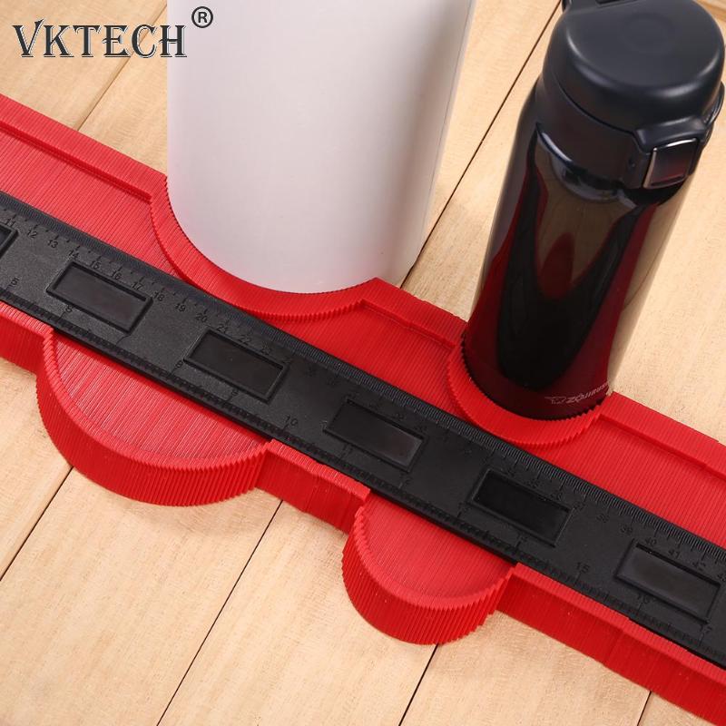 20 Inch Plastic Profile Copy Gauge Contour Gauge Duplicator Tiles Wood Marking Tool Tiling Laminate Tool Floor Measuring Tool