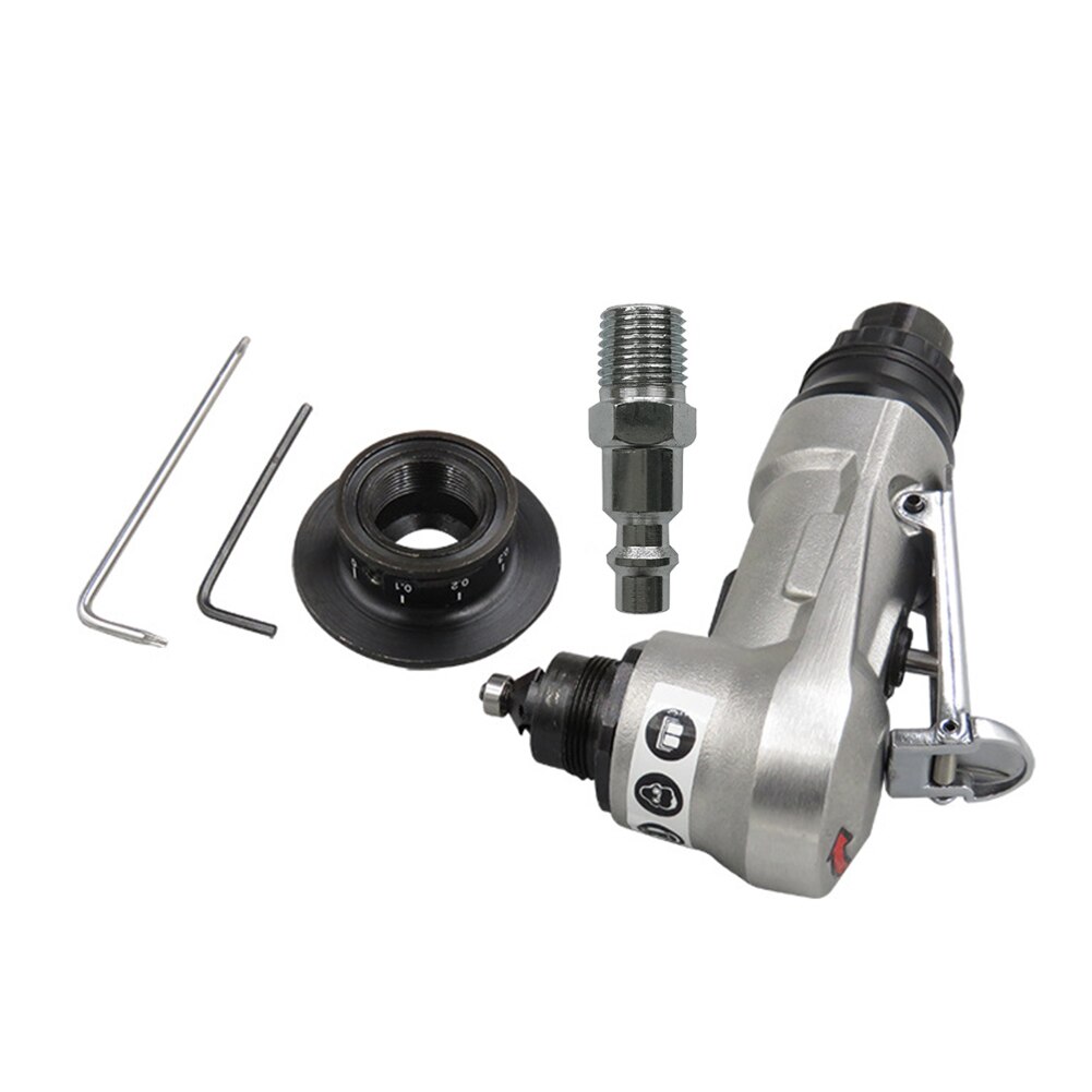 Mini Pneumatische Afkanten Machine Ontbramen 45 Graden Arc Afschuining Verstelbare Diepte Draagbare Metalen Handheld Beveling Trimmen Tool: US