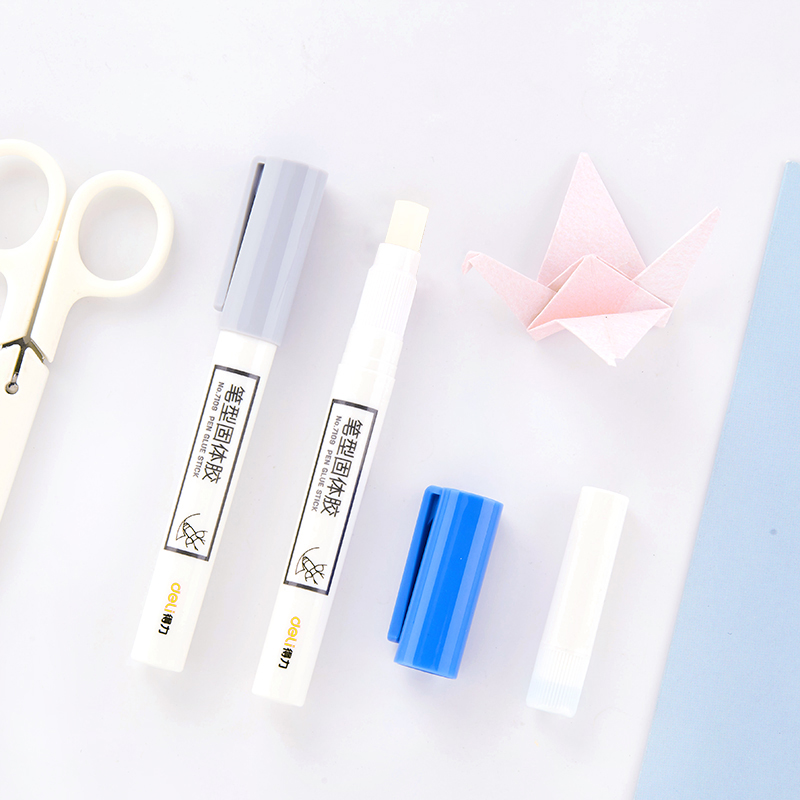 2 set Portable pen glue stick Recharge refill ACR material adhesive for paper clamp DIY stationery office school supplies F571