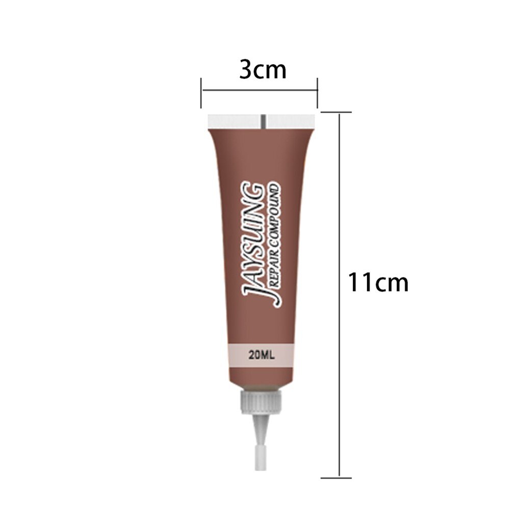 Kit de remplissage de réparation de cuir restaure le siège de voiture canapé éraflure éraflure outil cuir crème réparation restauration nettoyant outil #3