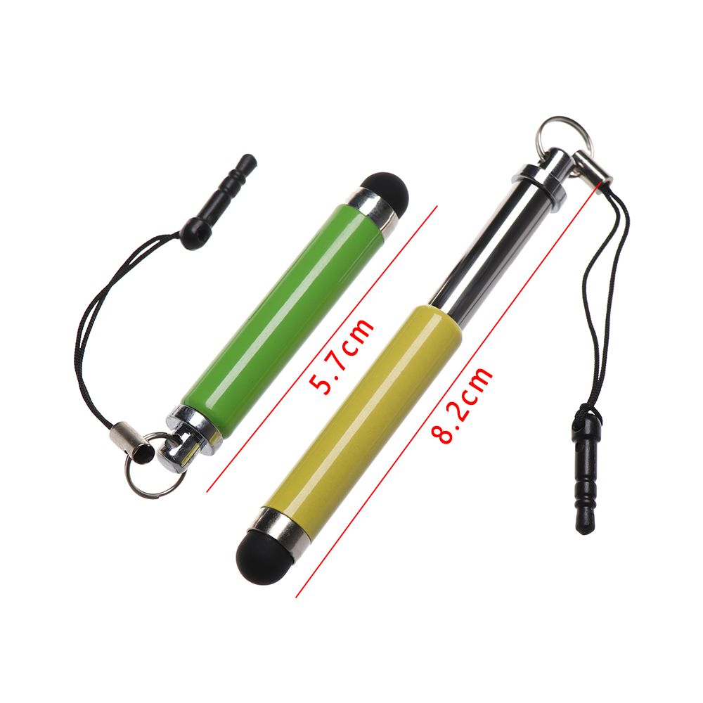 1Pc Intrekbaar Scherm Stylus Touch Pen Universele Hoge Precisie Stylus Potlood Mini Capacitieve Pen Voor Telefoon Pc Mobiele Telefoon