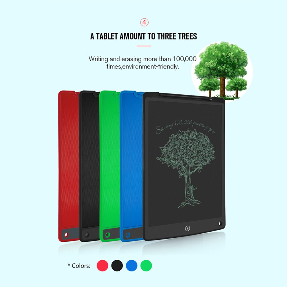 12Inch Electronic Drawing Board LCD Screen Writing Tablet Digital Graphic Drawing Tablets Electronic Handwriting Pad Board+Pen