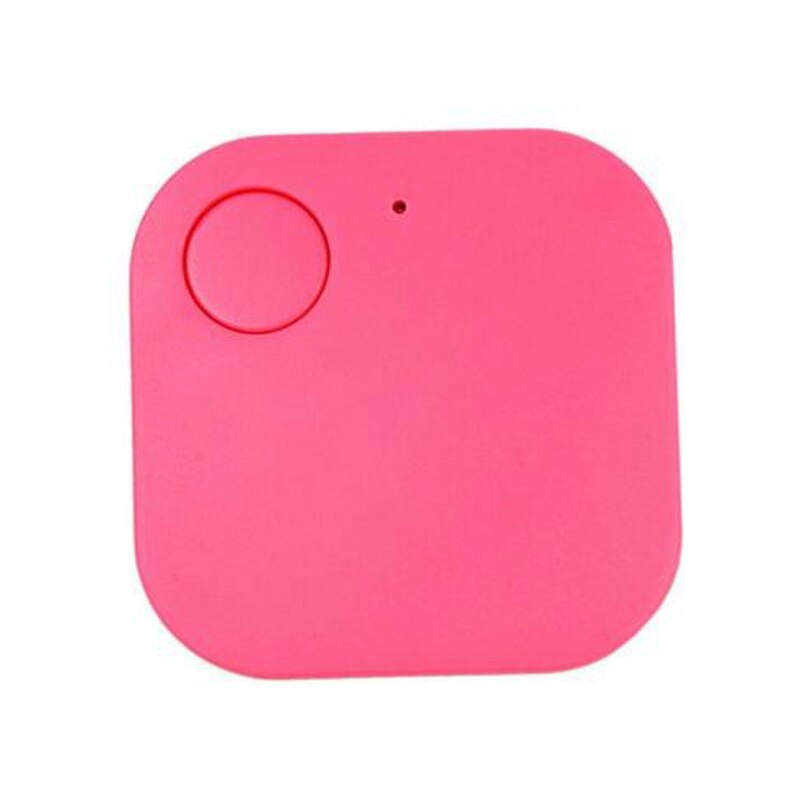Mini smart tracker intelligent trådlös bluetooth anti-förlorad spårning tag larm sensor barn plånbok nyckel hitta lokalisering telefon: Rosa