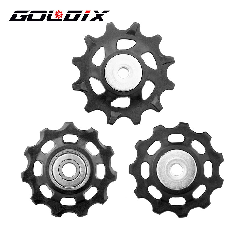 GOLDIX MTB Fahrrad Pulley Rad Nylon Faser 11T 12T Rennrad Jockey Schaltwerk Reparatur Kit für Shimano sram X01 XX1 GX NX