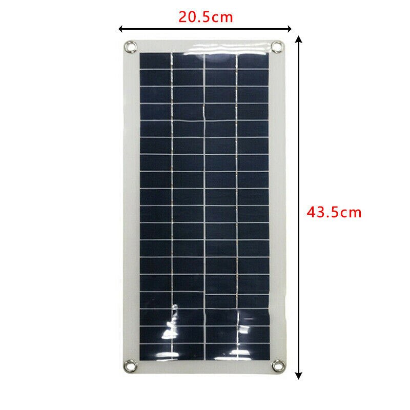 20W Solar Panel Kit 12V Battery Charge Controller Caravan Boat Home Camp RV Controlled Polycrystals Electric Vehicle