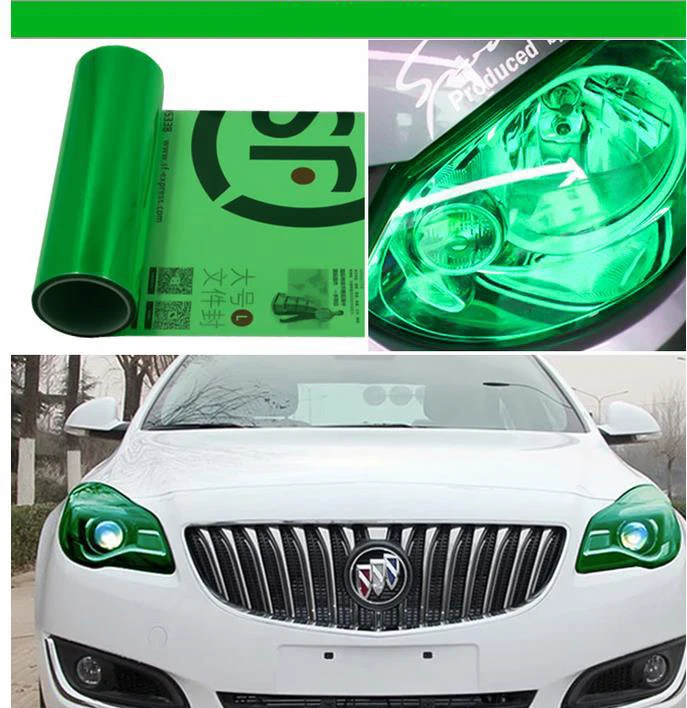 Car Headlight Taillight Protective Film Tint Vinyl Film Auto Lamp Film Sticker Sheet Color-Changing Smoke Matt Rear Fog Stickers: black