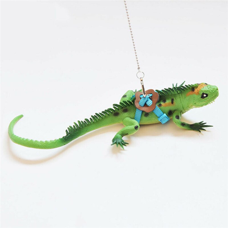 Lizard Gecko Bearded Dragon Harness Adjustable Leash Keep Rope Strap Pet Accessories Animals Pet Harness Durable Multicolor Rope