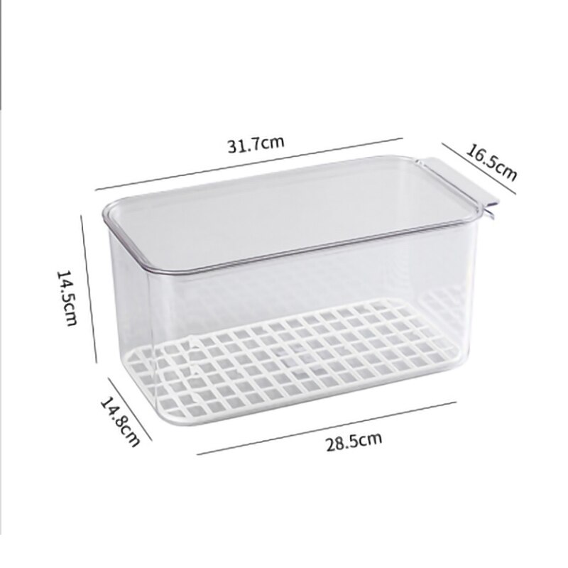Fresh Produce Storage Containers Fridge Drip Basket Produce Saver Refrigerator Storage Basket Set Fresh Vegetable Fruit: type3