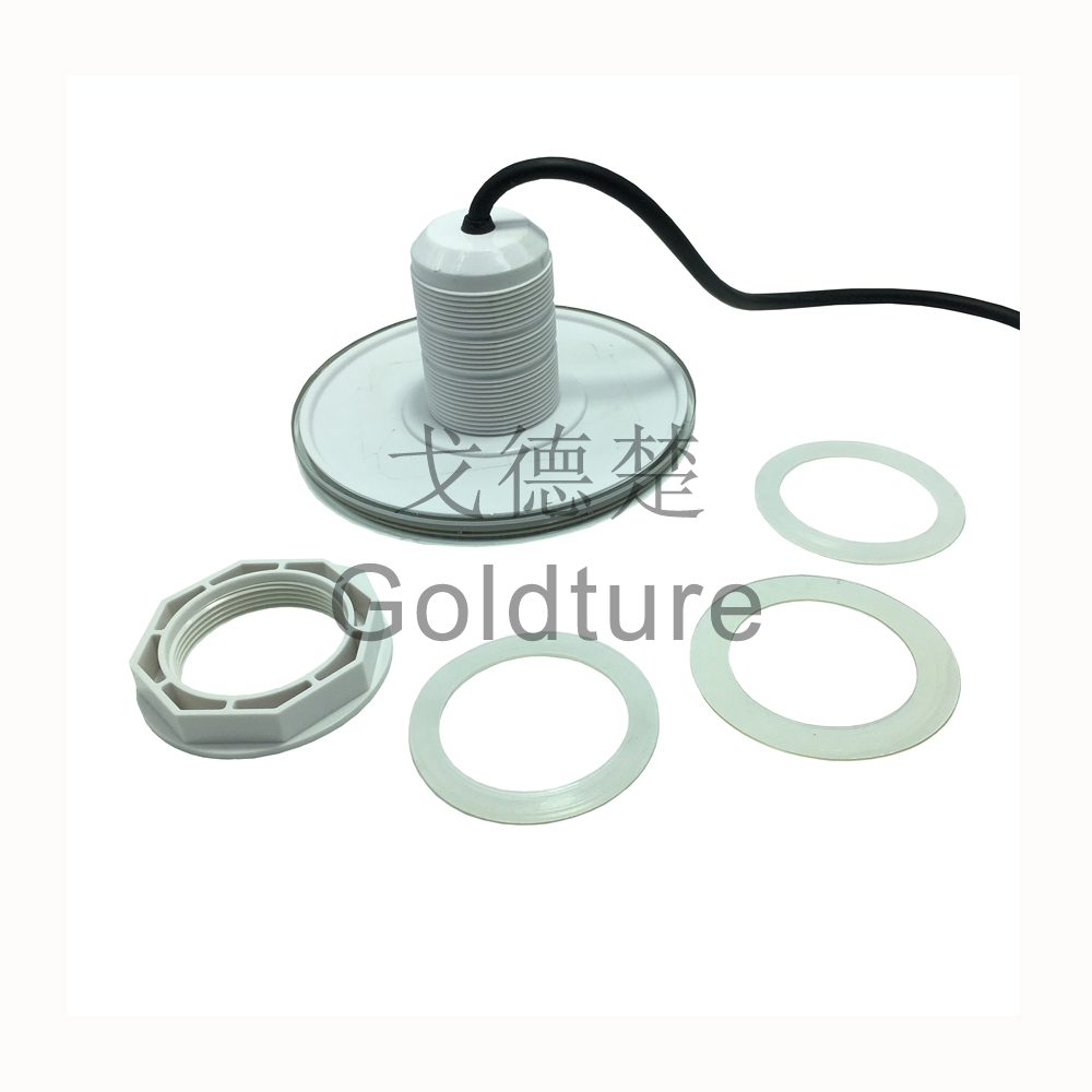 Luces LED para piscina 25W 30W 42W 50W 60W 12V Foco de fijación de hilo de plástico relleno de resina Sincronización RGB Blanco cálido Azul Blanco frío