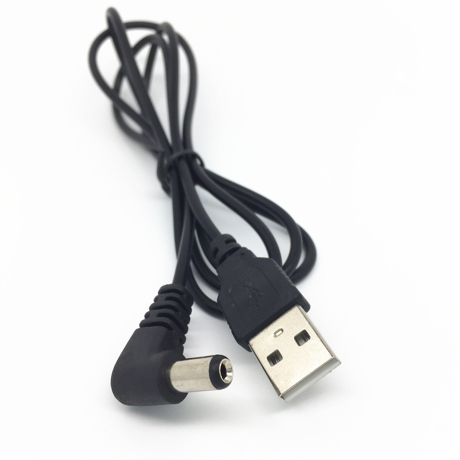 90 Hoek Pc Laptop Usb Male Naar 5V Dc 5.5Mm X 2.1Mm Barrel Connector kabel