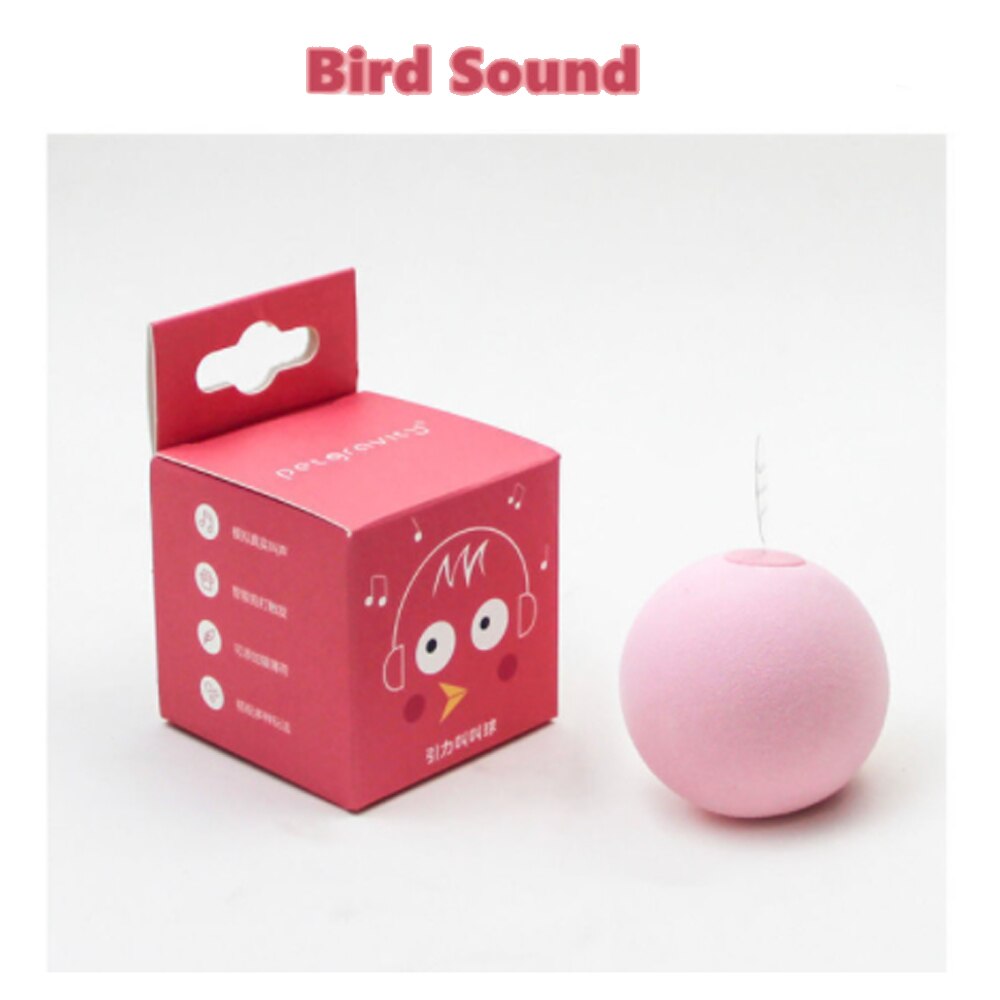 Balle d'apprentissage intelligente pour chat, jouet interactif, herbe-aux-chats, chaton: EVA-Pink