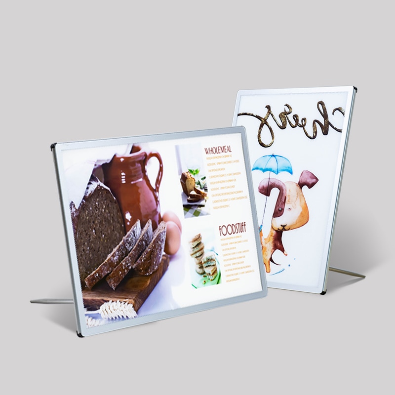 A4 electronic menu board electronic advertising screens led photo frame