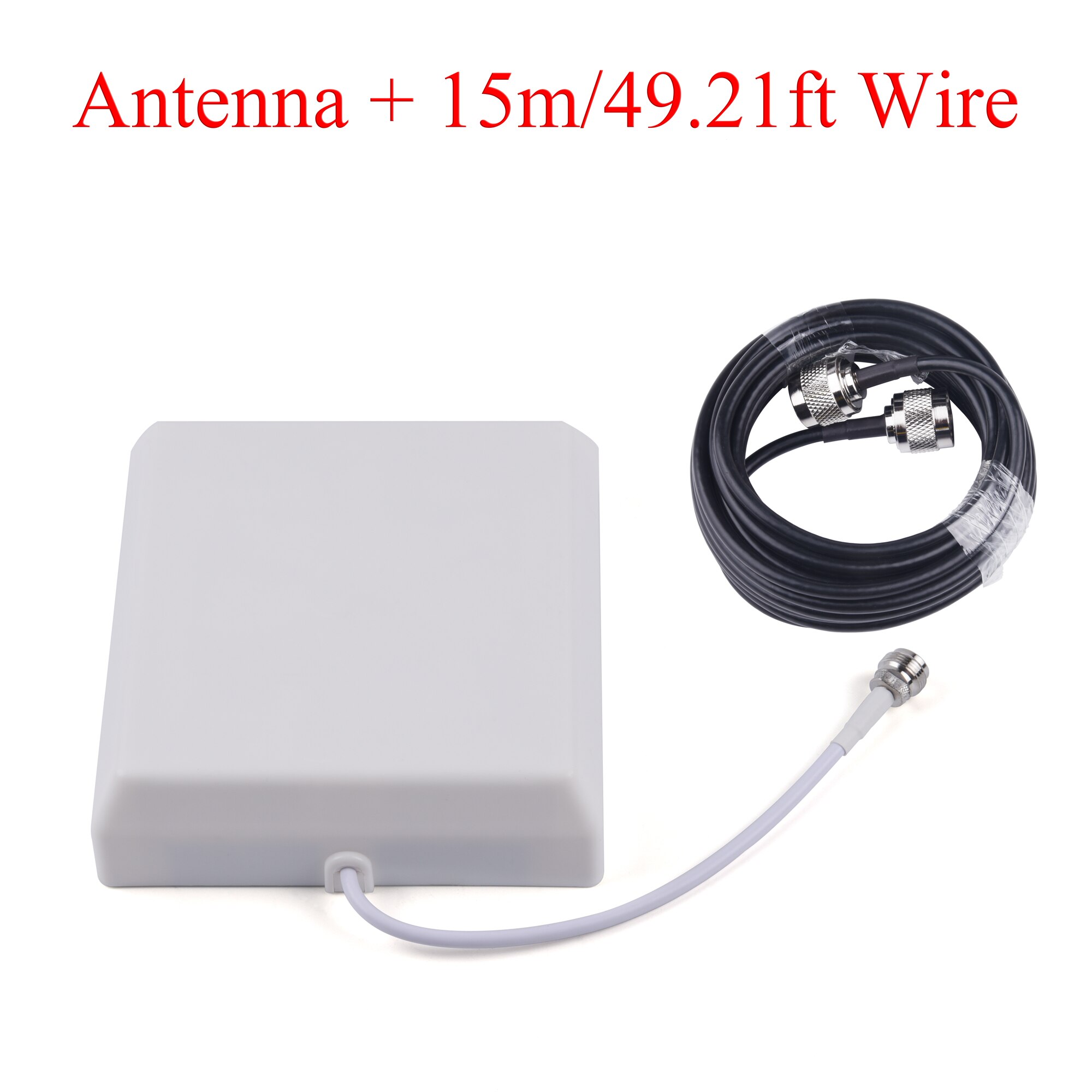 2G 3G 4G Panel Antenna 800-2500MHz External Antenna N Female For Repeater CDMA Signal Booster Signal Transmitter: GRAY