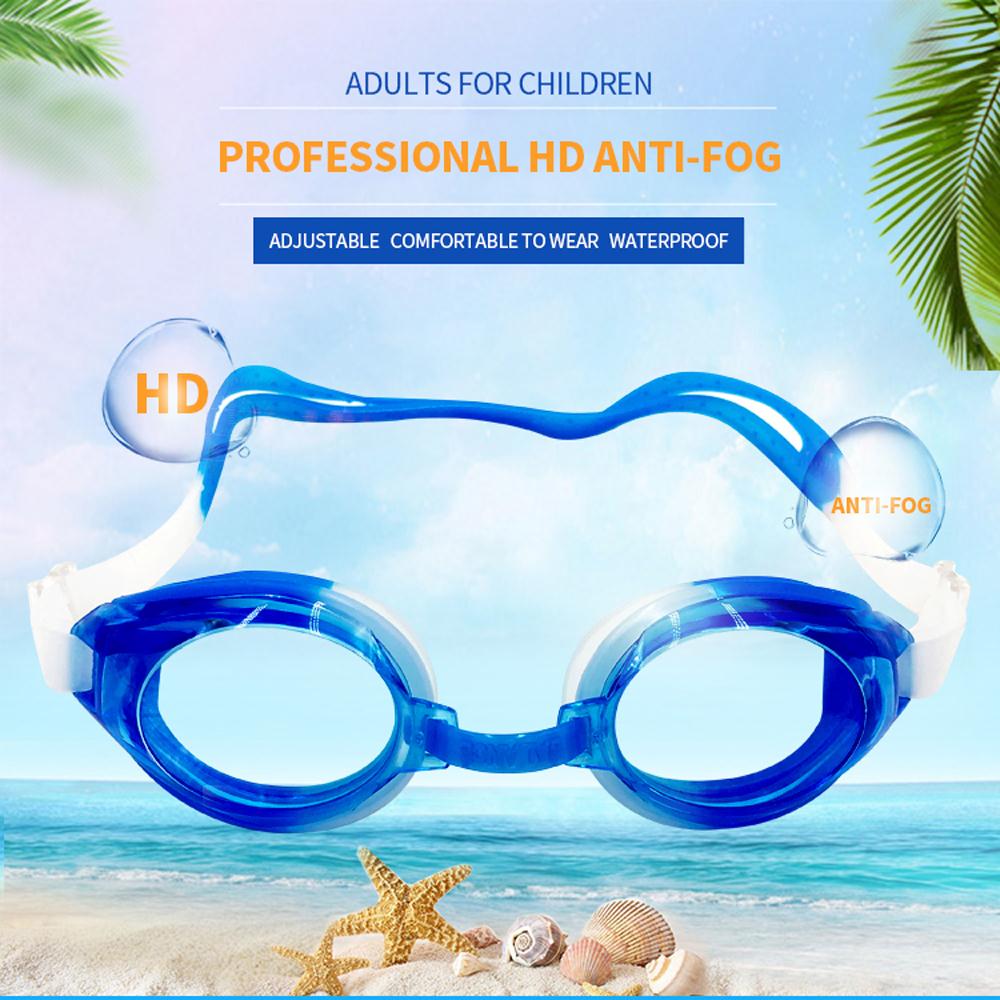 Goggles Swimming Goggles Adult Beach Diving Polycarbonate 5 Color Swimming Mirror Swim Anti Fog Breaststroke