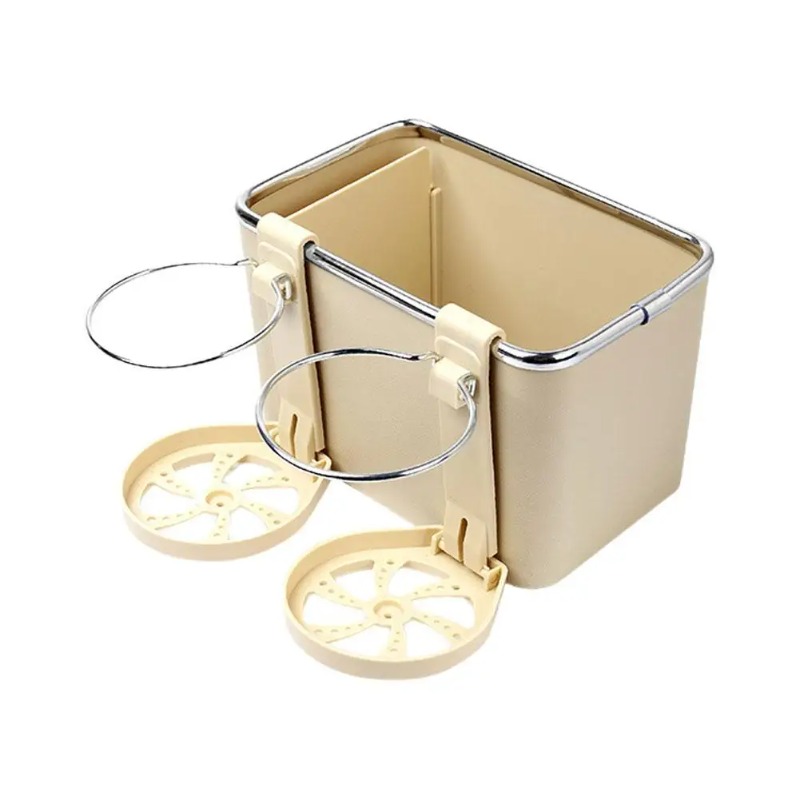 2 STUKS Auto Opbergdoos Armsteun Organisatoren Auto-interieur Opbergen Opruimen Accessoires Voor Telefoon Tissue Cup Bekerhouder