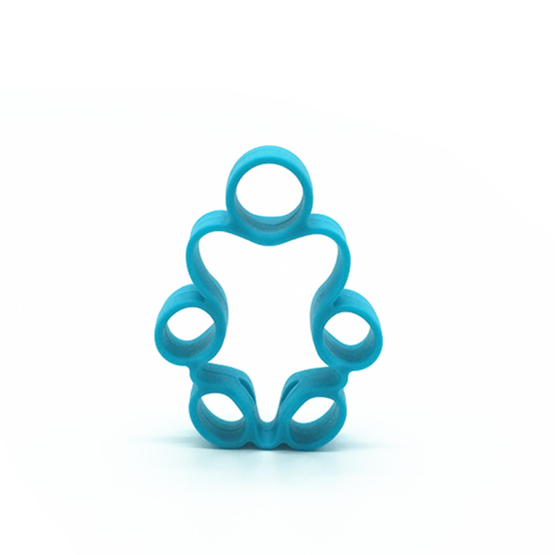 1Pcs Finger Gripper Strength Trainer Resistance Band Hand Grip Wrist Stretcher Finger Expander Exercise finger resistance bands