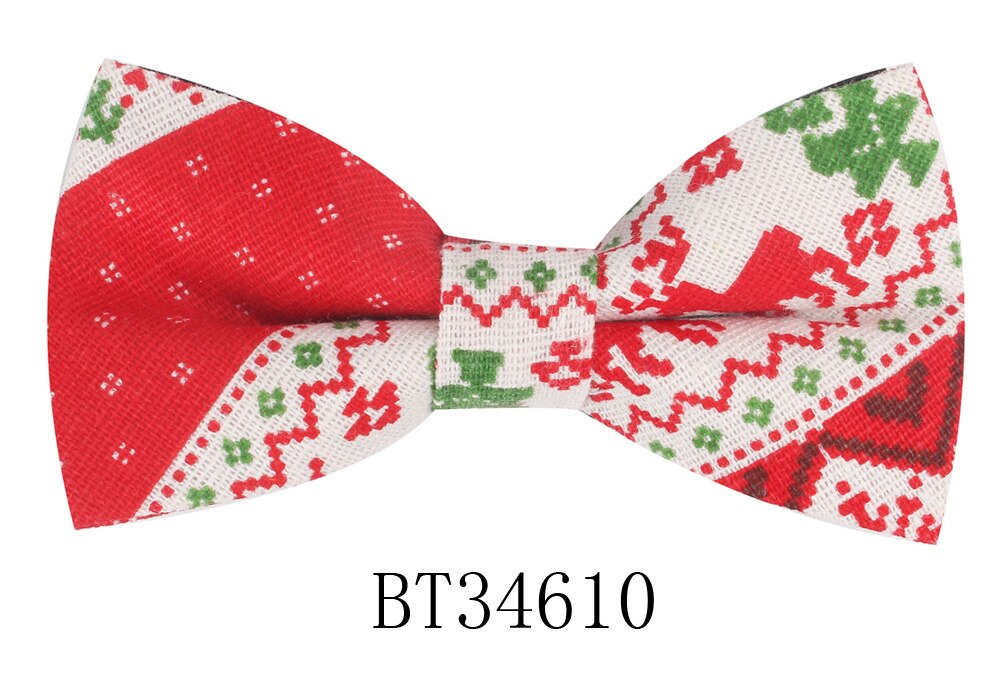 Pajarita Casual de lino y algodón para hombres y mujeres, pajarita con estampado de dibujos animados para adultos, pajaritas, pajaritas para boda: BT34610