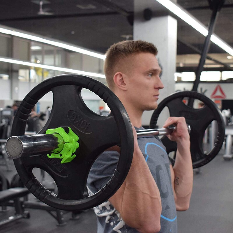 25/50mm Spinlock Collars Barbell Collar Lock Dumbell Clips Barbell Clamps Weight Lifting Bar Gym Dumbbell Fitness Body Building