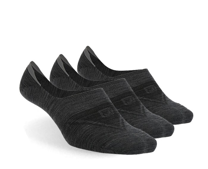 Running Socks, ZEALWOOD Meirno Wool Ultralight No Show Athletic Running Socks for Men and Women, 1/3 Pairs