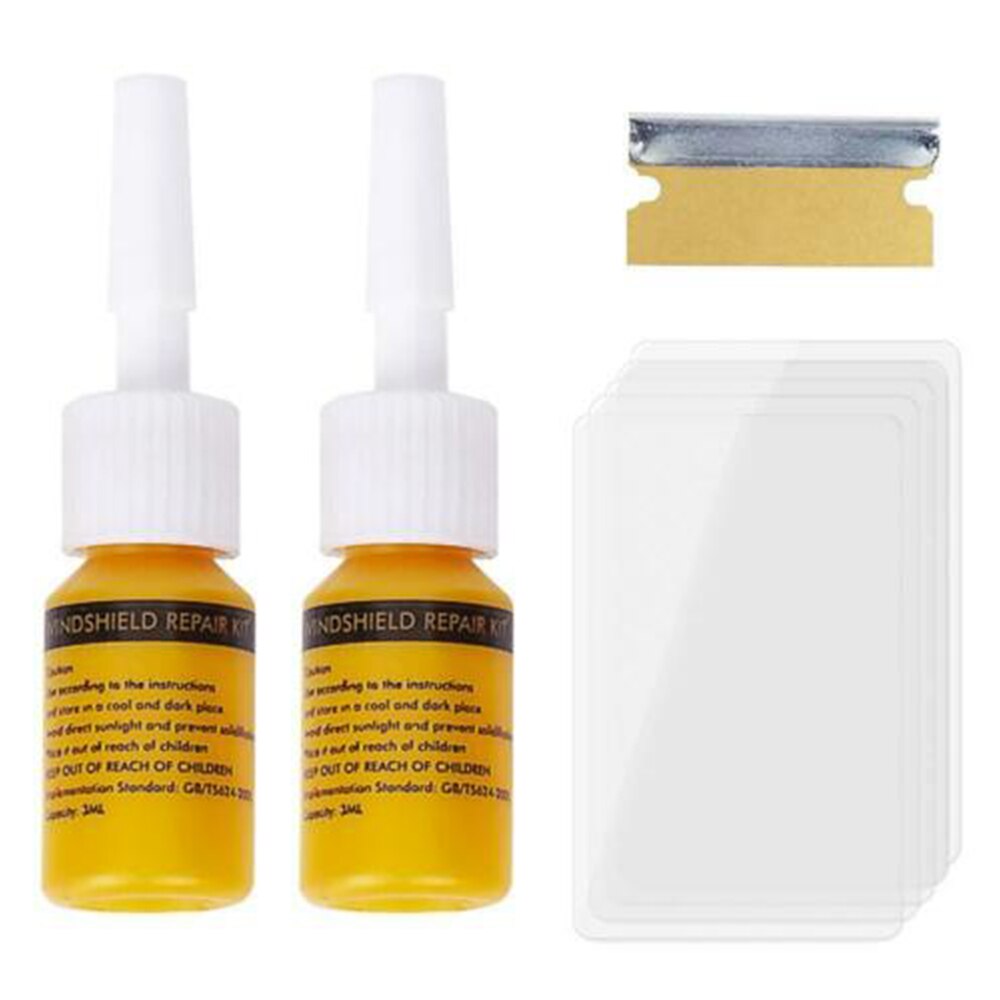 Phone Screen Repair Fluid Kit DIY Curing Strip Set Parts Auto Windshield