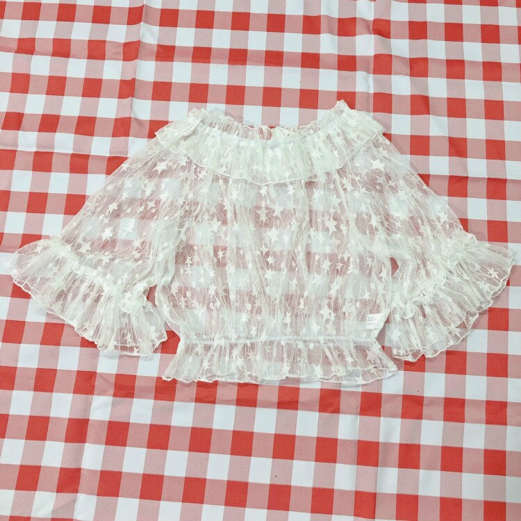 Kawaii lolita kjoler til cos loli pige sød fe tøj japansk jsk under blonde skjorte gotisk victoriansk robe lolita: Unser skjorte