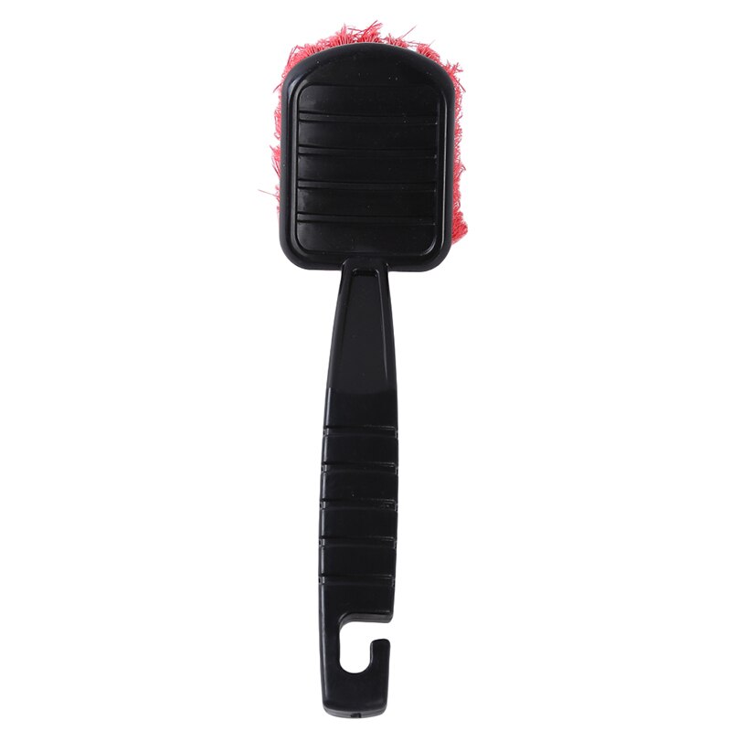 Auto Wiel Borstel Band Cleaner Met Rode Haren En Zwart Handvat Wassen Gereedschap Voor Auto Detaillering Motor Reinigen Carclean