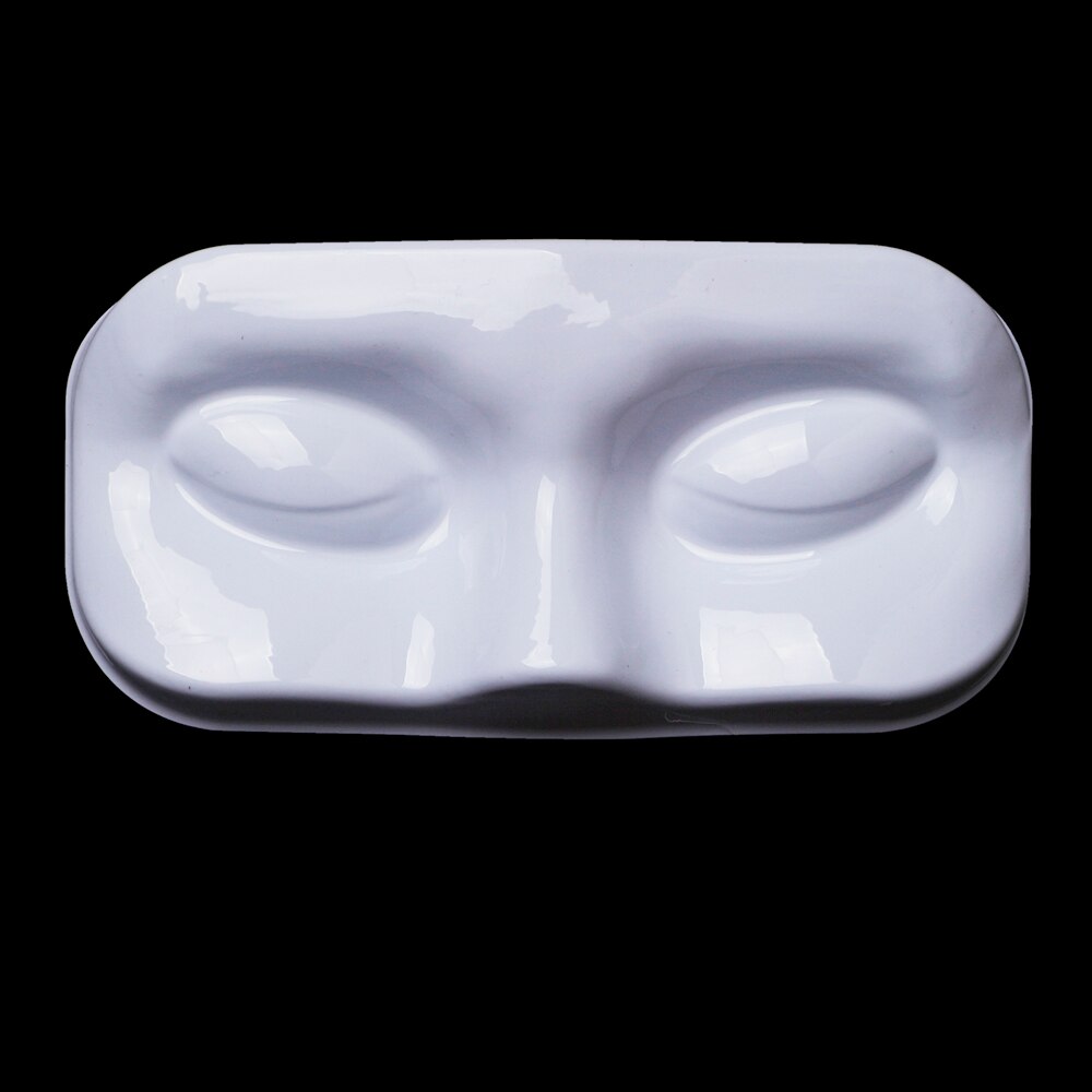 face shape lash trays eyelashes Packing box blank false eyelash tray white trays lashes packing tool eye lash box: 20pcs