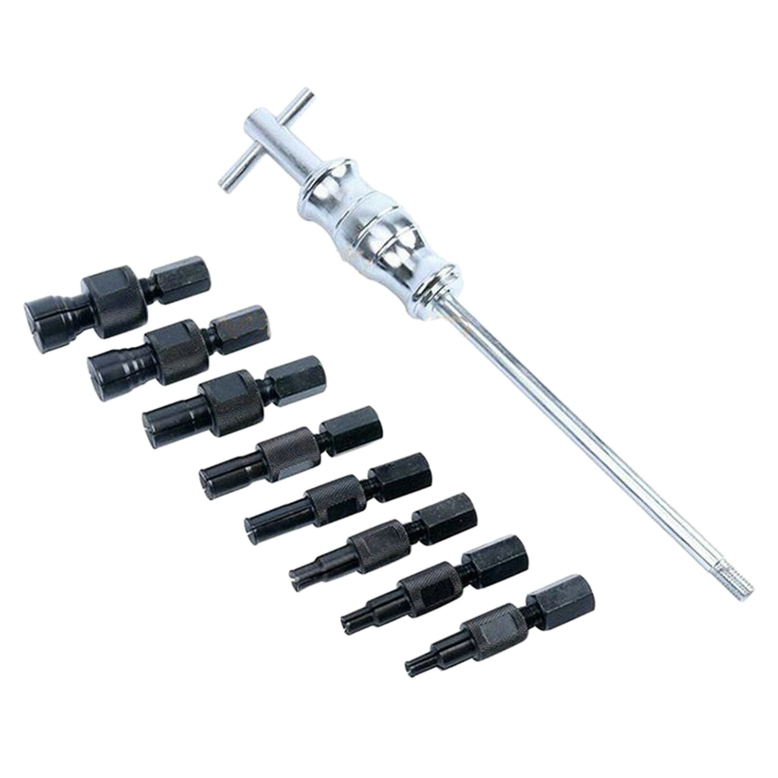Carbon Steel Bike Bearing Puller Tool Bearing Remove Tool Kit Blind Hole Kit Bearing Removal Kit Bike Repair Tool Set