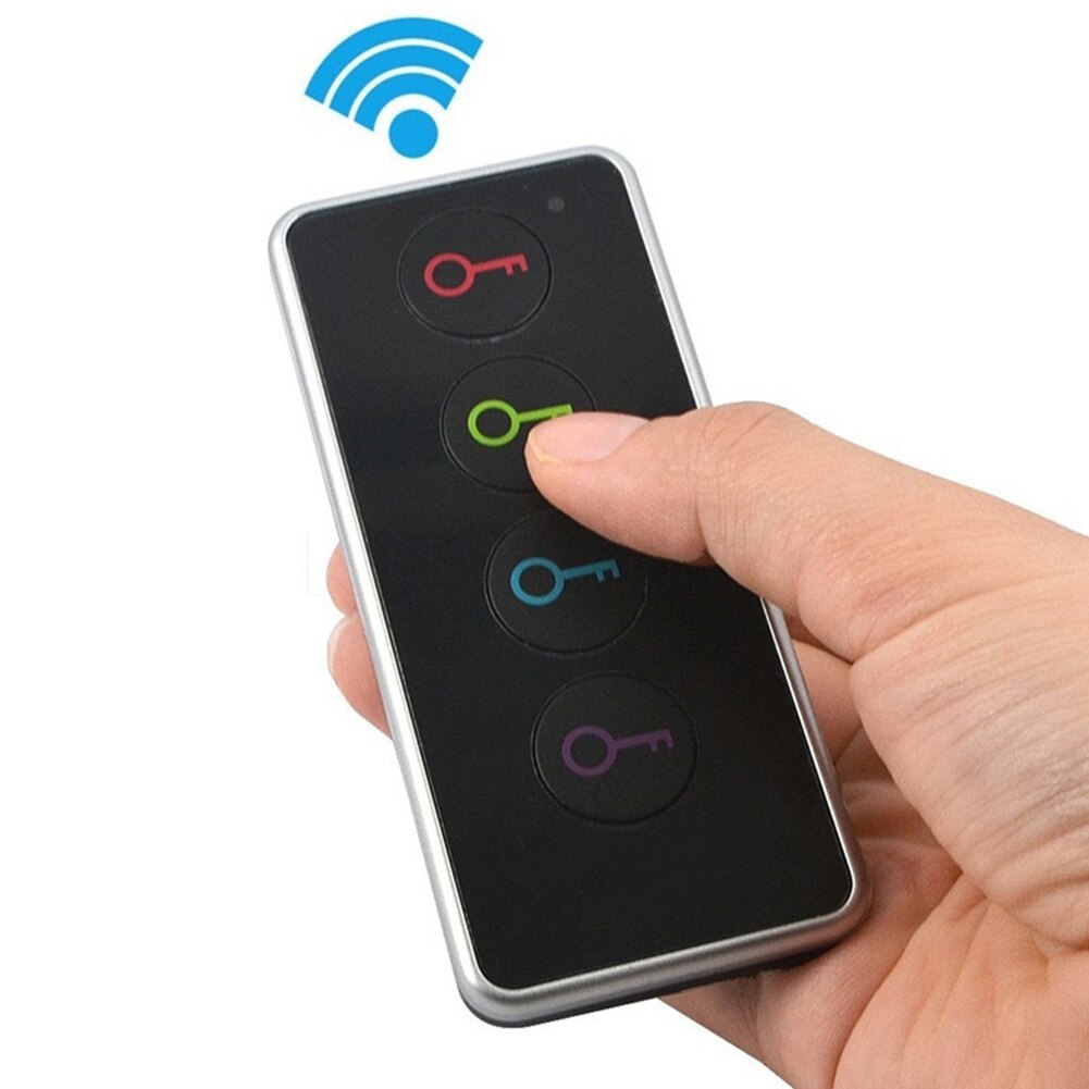 Key Finder Wireless Tracking Tool Caller Locator 1 Transmitter And 4 Receivers House Smart Anti-lost Alarm LED Light Beeper