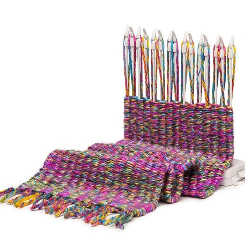 Knitting Machine Needles Weaving Machine Manual Weaving Loom Kit Weaving Loom Craft Kit Children DIY Weaving Sewing Machine