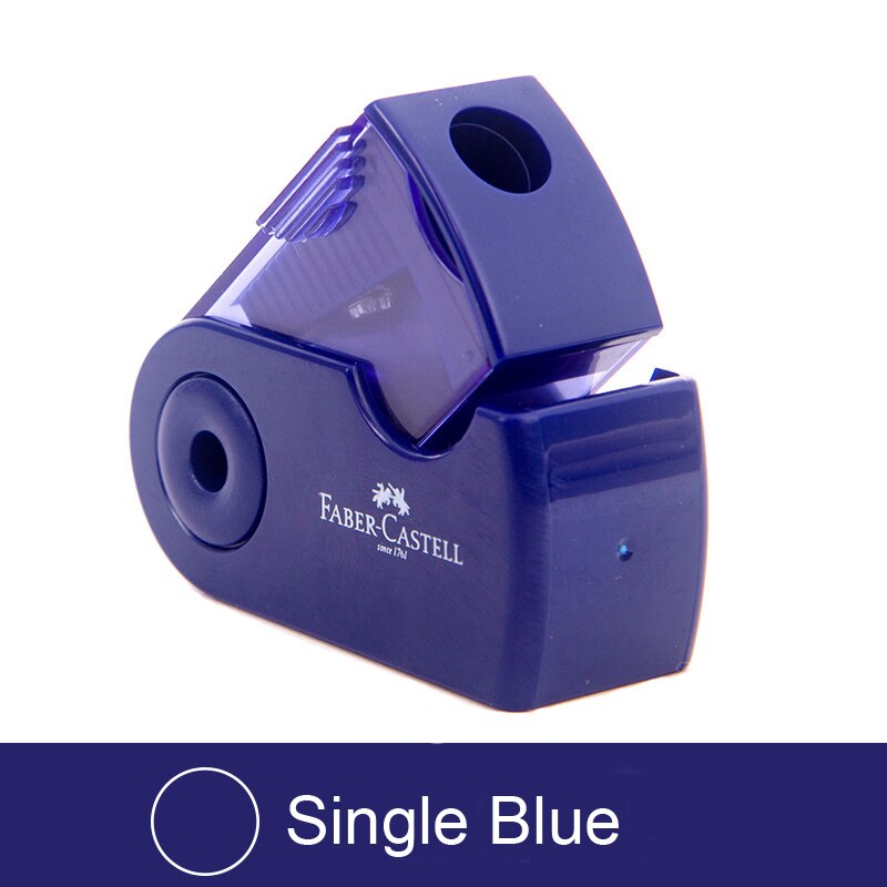Push Pull Pencil Sharpener Double &amp; Single Hole Multifunctional Student School Office Stationery Mechanical Sharpeners: Single Blue