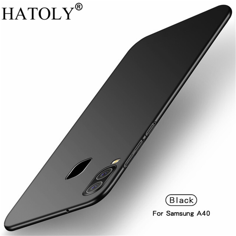 For Smooth Cover Samsung Galaxy A40 Case Ultra-thin Hard PC Protective Back Case For Samsung Galaxy A40 A405F 5.9"