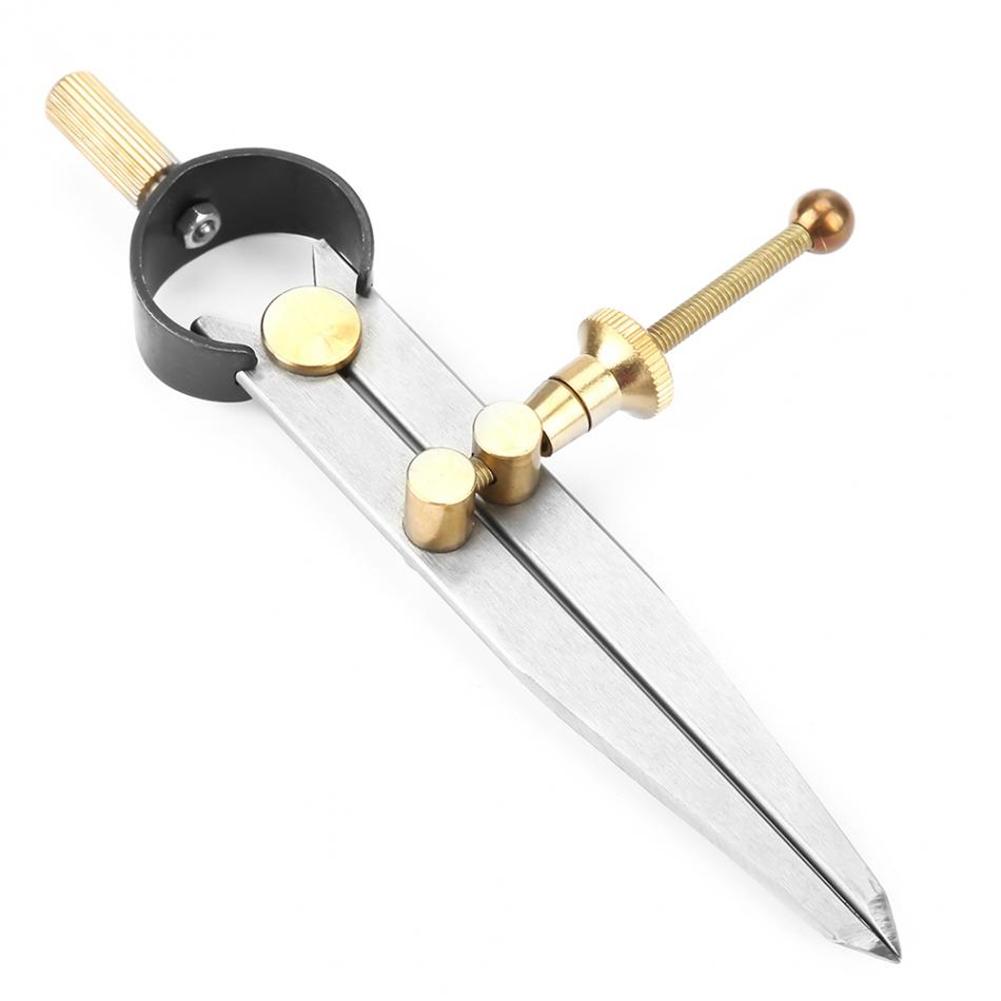 Wing Divider Contour Gauge Adjustable Spring Wing Scriber Edge Creaser Compass DIY Craft Tool Woodworking Carpenter Tools