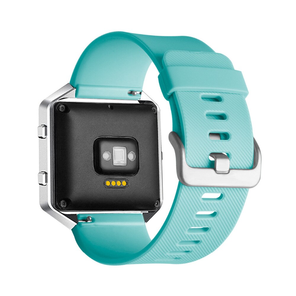 Bracelet en Silicone pour fitbit blaze bracelet de remplacement bracelet bracelet ceinture de poignet Correa smartwatch bracelet de montre en caoutchouc + boucle en métal