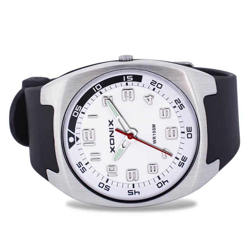 2022 Gouden Merken Heren Sport Casual Horloge Quartz Analoog Waterdicht 100M Hars Pu Strap Swim Duiken Su