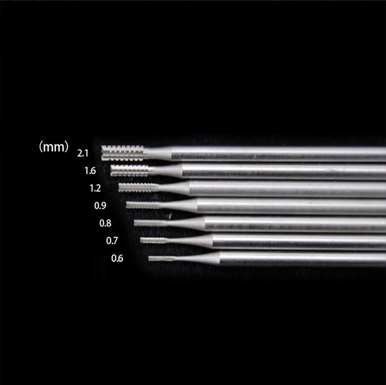 Jewelry Carving Burs Jewelry Polishing Tool cylinder Steel Bur goldsmith tools 6pcs
