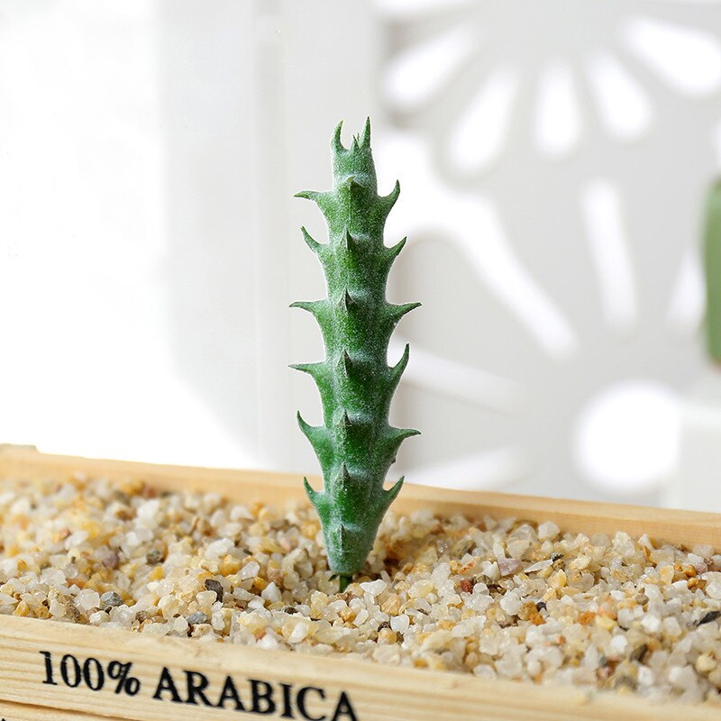 1Pc Groen Paars Rood Massaal Kunstmatige Vetplanten Planten Tuin Decoratie Bloemstuk Badkamer Accessoires Plant