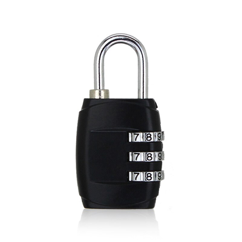 Mini Dial Digit Number Code Lock 3 Dial Travel Padlock Password Lock For Luggage Suitcase Baggage Toolbox Gym Locker Metal Code: 1