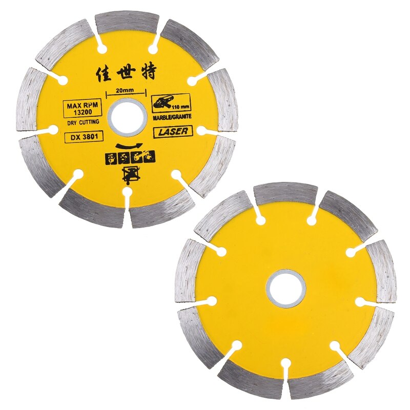 110mm Diamond Saw Blade Angle Grinder Marble Stone Cutting Disc for Ceramic Concrete Brick Tool