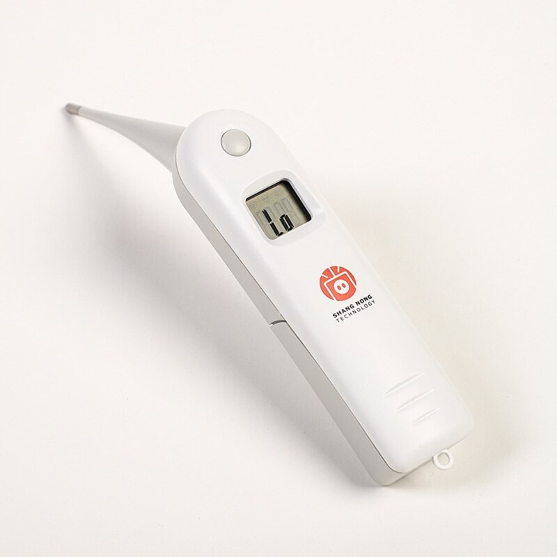 Djur elektronisk termometer husdjur digital termometer snabb rektal termometer för hundar gris häst kroppstemperatur mätning