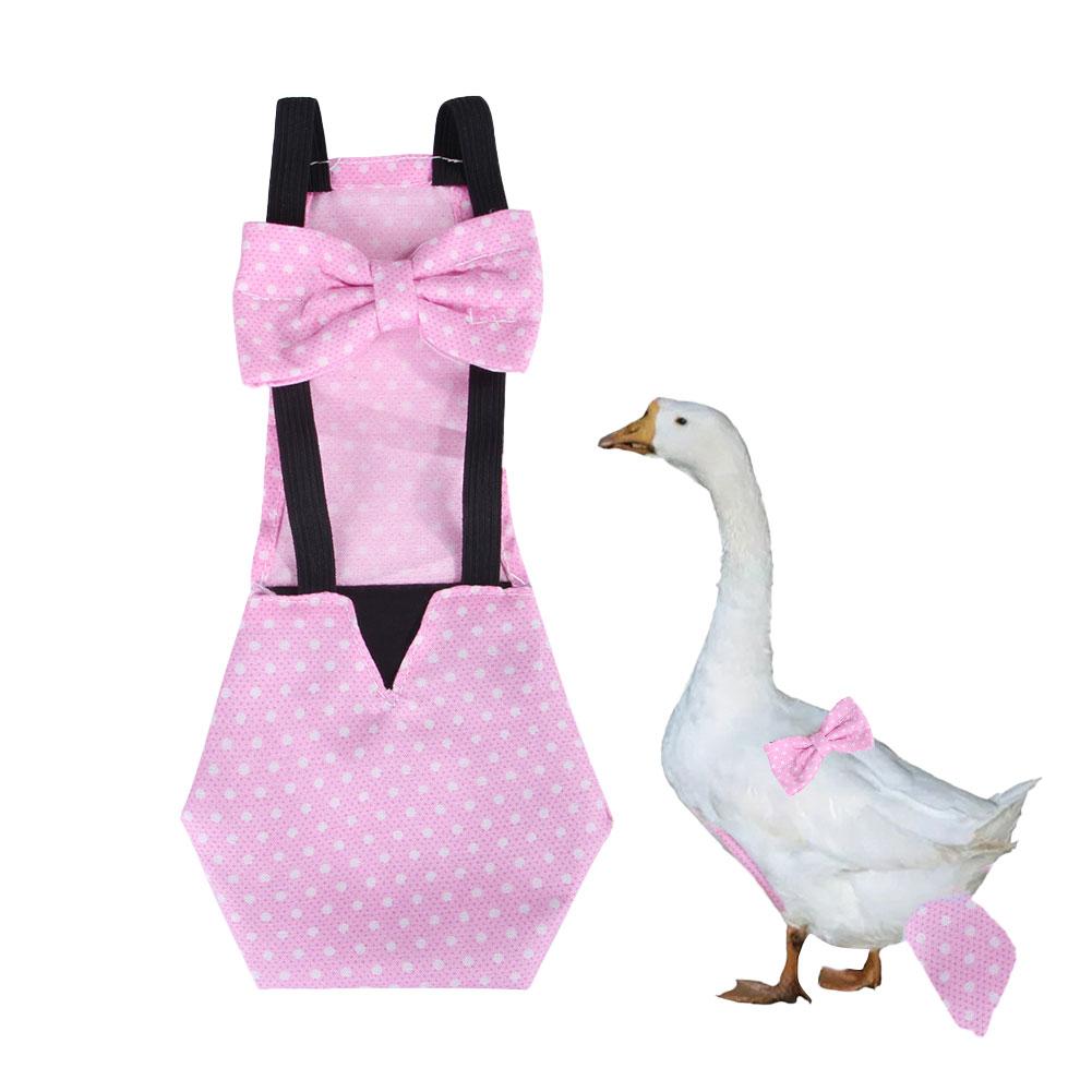 Couche pour animaux de compagnie lavable Portable Portable volaille couche canard coq poule oie Pigeon couche-culotte défécation Convient Carapace de positionnement