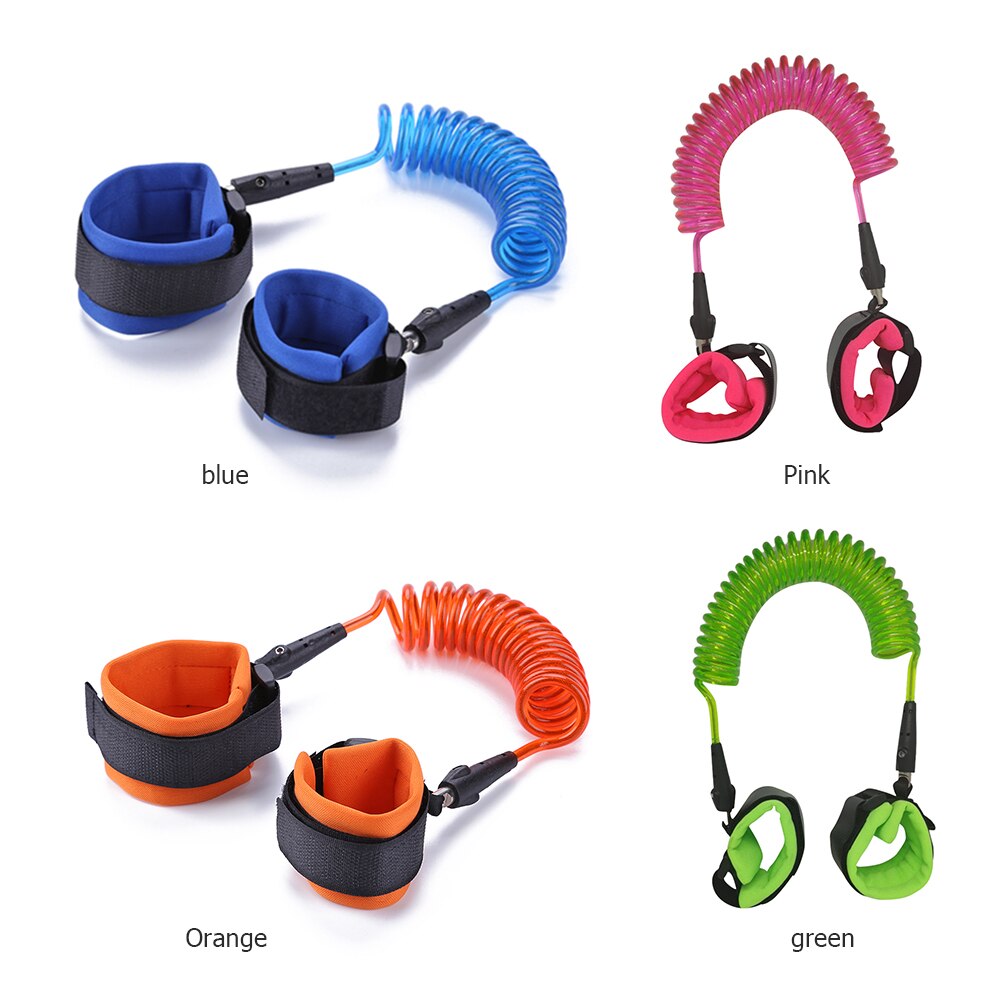 2.5m 360 degrés rotation bébé Bracelet Anti-perte enfants sécurité harnais poignet laisse Anti-perte ceinture lien enfants poignet lien corde