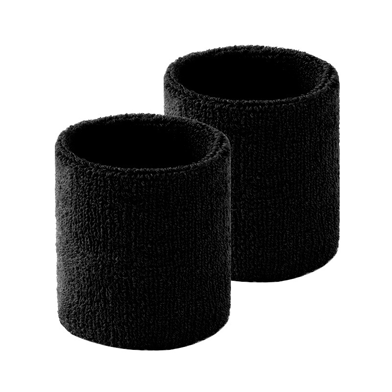 8 × 10cm håndklæde sportsarmbånd tennis svedbånd håndledsbeskytter til basketball volleyball padel fitness svedbånd wrap padel manchet: Hvid