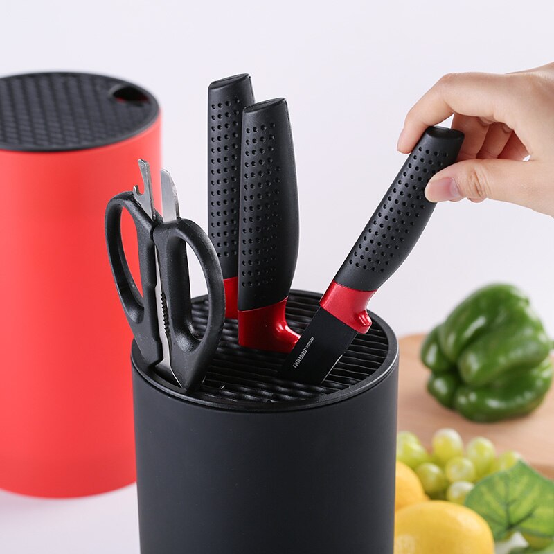 Knivstativ knivholder stativ til knive holder til kniv køkken tilbehør køkken organisation sæt knive med stativ