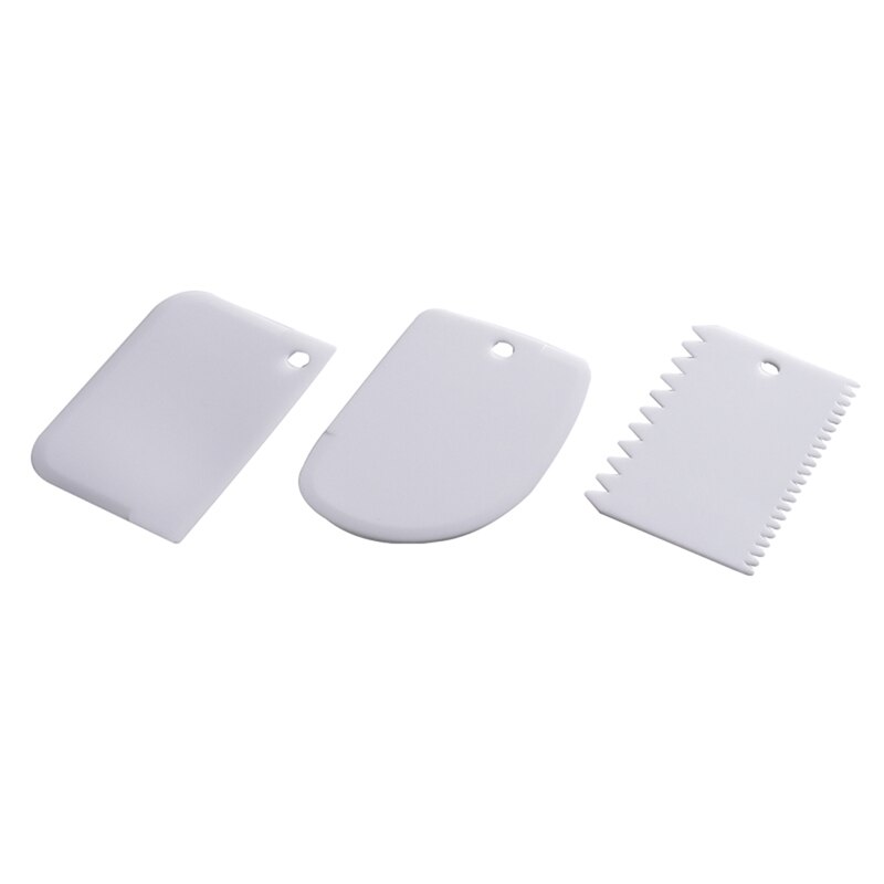 Dough Cake Cutter Slicer Spatula for Cake Cream Scraper Cake Blade Spatula for Cake Patisserie Cake Tool 3 Pcs /set: WT