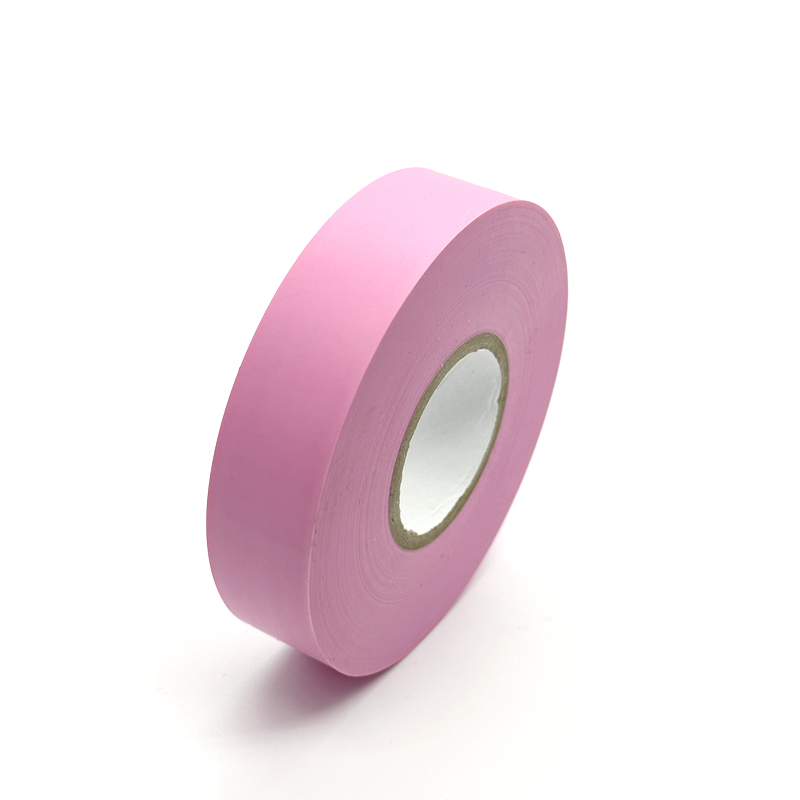 1PCS Pink Electrical Tape Insulation Tape PVC Waterproof 19mm Wide Electrical Tape: Pink