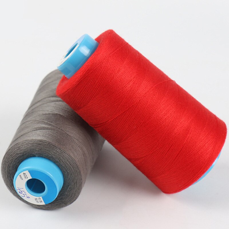 3500m yards overlock naaimachine lijn meter cones zwart wit naaigaren industrieel polyester garen